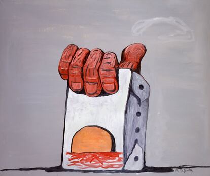 Philip Guston (1913-1980)  La mano del pintor, (1975)