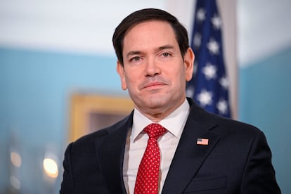 El secretario de Estado de Estados Unidos, Marco Rubio, el 10 de febrero en Washington.