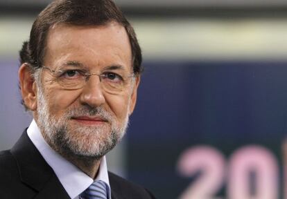 El líder del PP, Mariano Rajoy