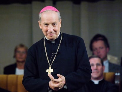 Javier Echevarría, prelado del Opus Dei, que cede la foto.