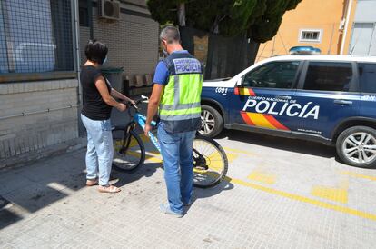 Un agente de la Policía Nacional, en una imagen de archivo.