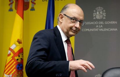 El ministro de Hacienda y Administraciones Públicas, Cristóbal Montoro.