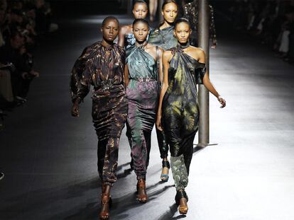 Desfile de Alber Elbaz para Lanvin.