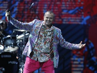 Miguel Bos&eacute; durante su actuaci&oacute;n el pasado mes de febrero en Vi&ntilde;a del Mar.