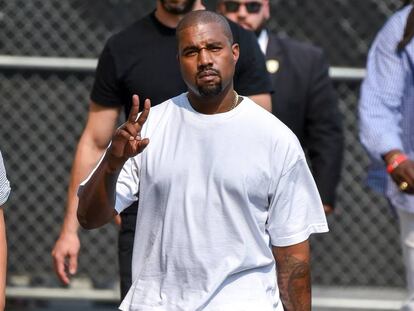 El músico Kanye West en Los Ángeles, en agosto de 2018.