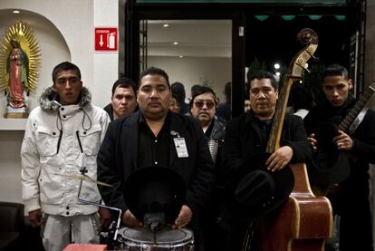 Velatorio de Jerzy Ortiz, víctima del 'caso Heavens'.