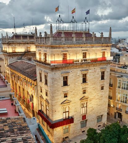 El edificio de origen gótico civil de la Generalitat Valenciana, sede de la presidencia valenciana, en una imagen tomada la pasada semana.