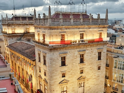 El edificio de origen gótico civil de la Generalitat Valenciana, sede de la presidencia valenciana, en una imagen tomada la pasada semana.