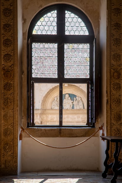 Interior del palacio Ducale de Urbino (Italia).