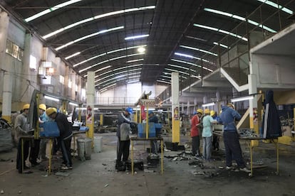 The workshop at Olmos.