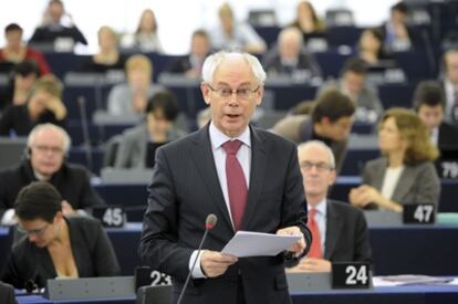 El presidente del Consejo Europeo y de la cumbre del euro, Herman Van Rompuy.