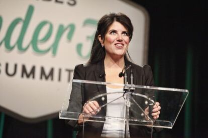 Lewinsky, el lunes, en su primera conferencia en público en 13 años para hablar de acoso en la Red.