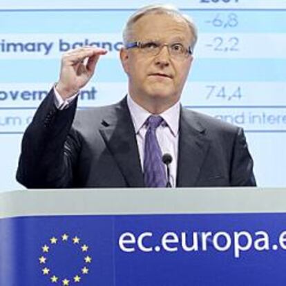 El Comisario Europeo de Asuntos Económicos y Monetarios, Olli Rehn.