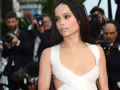 Zo&euml; Kravitz, en el &uacute;ltimo festival de Cannes.