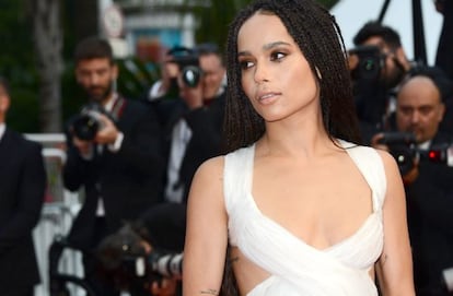 Zo&euml; Kravitz, en el &uacute;ltimo festival de Cannes.