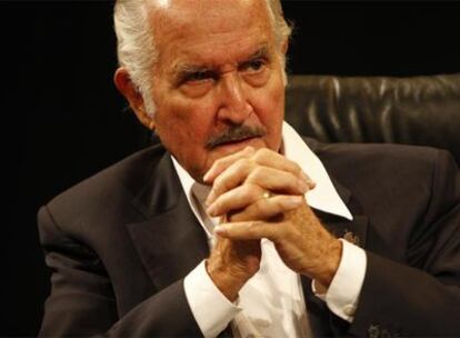 Carlos Fuentes, ayer en Madrid.