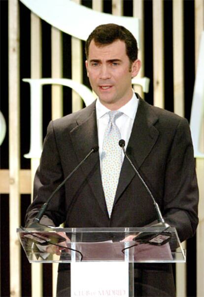 El Príncipe Felipe, durante su discurso de apertura de la Cumbre.