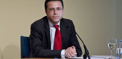 El consejero de Sanidad, Javier fernández-Lasquetty, tras el Consejo de gobienro.