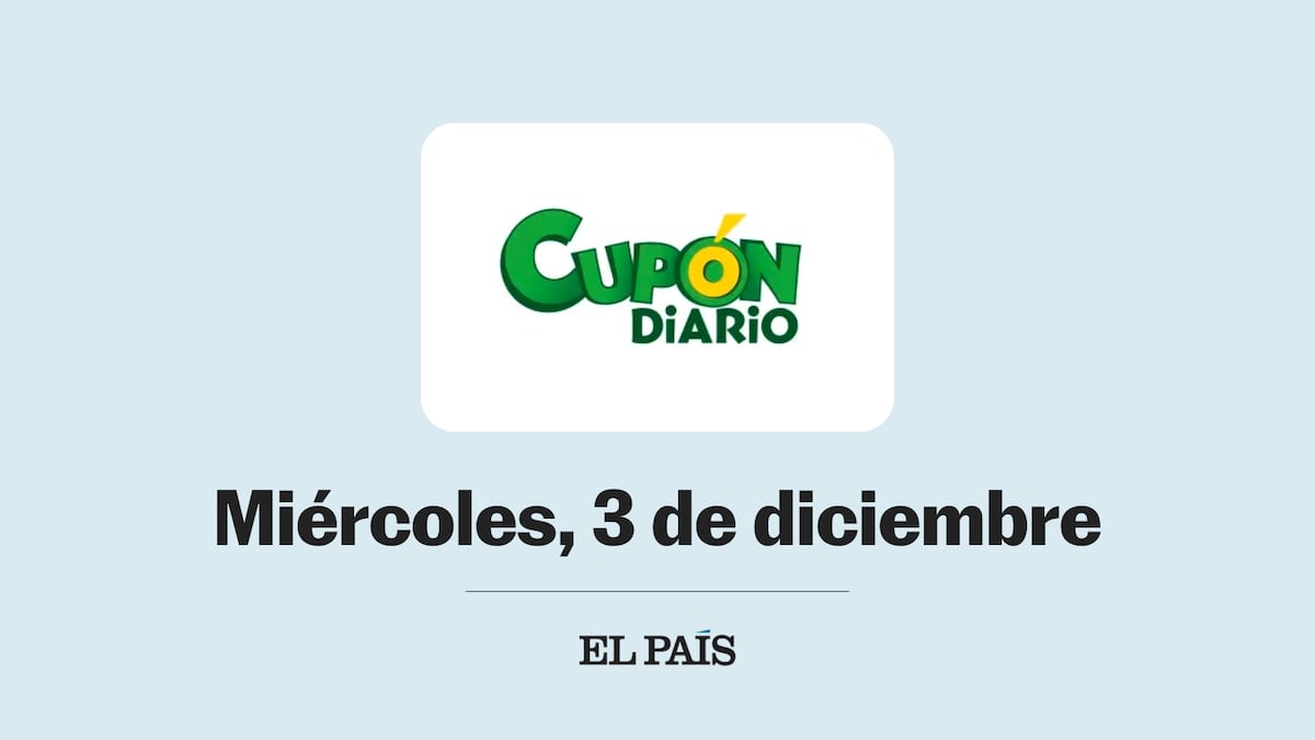 Cupón diario de la ONCE: comprobar sorteo del miércoles 3 de diciembre