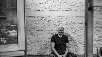 Chef Eduardo García at his restaurant in Mexico City on August 15, 2024.