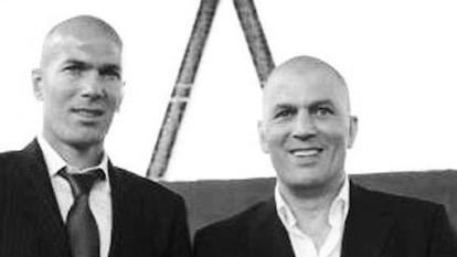 Zidane y su hermano Farid, en una foto de Instagram subida por el propio entrenador.