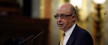 El ministro de Hacienda, Cristóbal Montoro