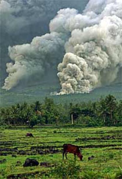 Casi 20.000 personas han abandonado sus casas a causa de la erupción del Mayón.