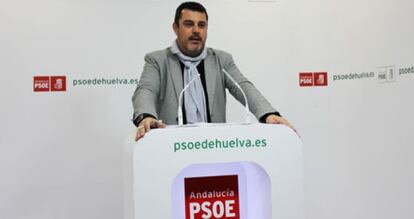 Jesús Ferrera, secretario de Organización del PSOE de Huelva.