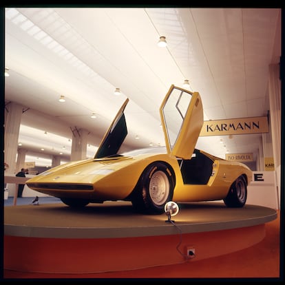 En la imagen, el modelo Lamborghini Countach.
