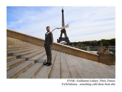 Guillaume Leduey in Paris, France. He is a speaker of Eyak, a now-extinct language of southern Alaska.