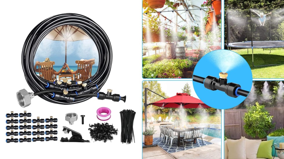 Kit nebulizador para situar en cualquier lugar exterior del hogar.