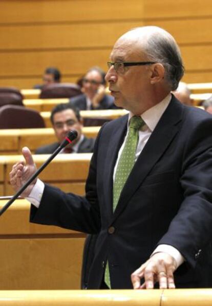 El ministro de Hacienda, Cristóbal Montoro.