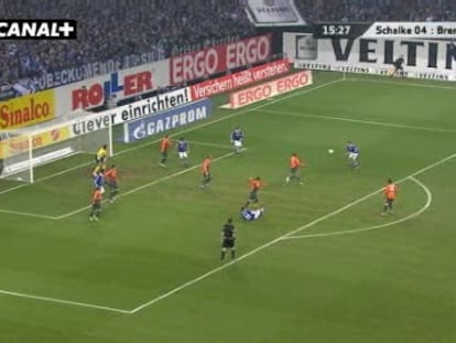 El 'hat-trick' de Raúl ante el Werder Bremen