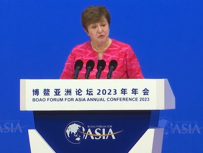 La directora gerente del Fondo Monetario Internacional, Kristalina Georgieva.