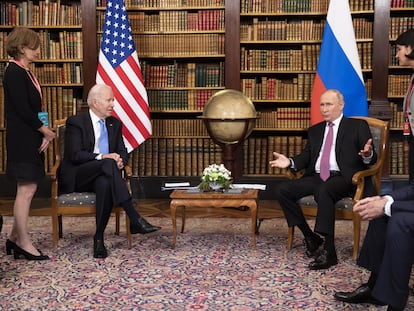 Biden y Putin en Ginebra, el pasado 16 de junio.