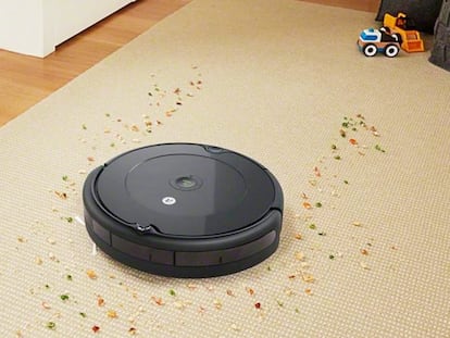 Ofertas de Primavera de Amazon con el robot aspirador Roomba 693, casi a mitad de precio.
