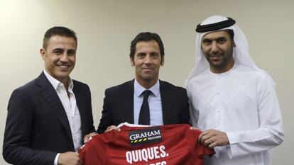 Presentaci&oacute;n de S&aacute;nchez Flores como t&eacute;cnico del Al-Al&iacute;.