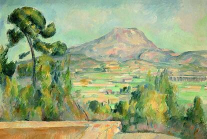 'Montaña Sainte-Victoire', 1890, de Paul Cézanne.