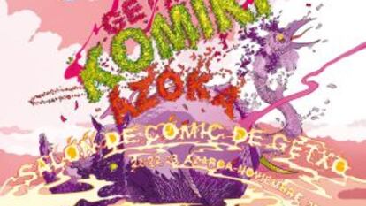 Cartel del Salón de Cómic de Getxo 2014, dibujado por Emma Ríos