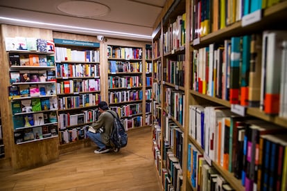 Librería La Casa del Libro, en la Gran Vía de Madrid, el 21 de marzo de 2023.