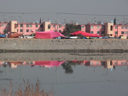 Vista de una zona habitacional en Ecatepec, Estado de México
