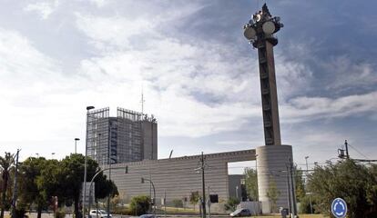 Centro de producci&oacute;n de Canal 9 en Burjassot.