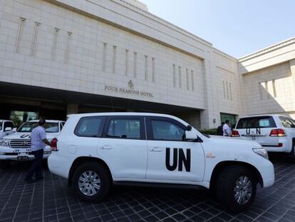 El equipo de inspectores de la ONU llega a Damasco este domingo.