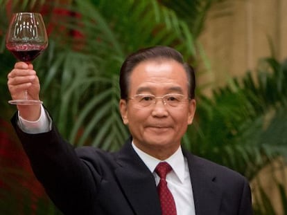 El primer ministro chino, Wen Jiabao.