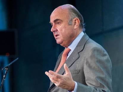 Luis de Guindos, vicepresidente del BCE