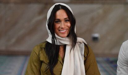 Meghan Markle, en la mezquita Auwal en Ciudad del Cabo, Sudáfrica.