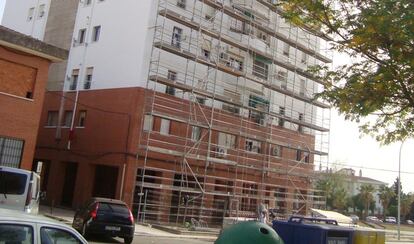 Una vivienda en rehabilitación.