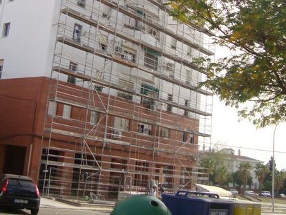 Una vivienda en rehabilitación.