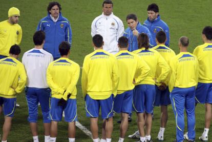 El Villarreal se entrena ayer en Alemania