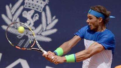 Rafa Nadal, en un moment del partit.